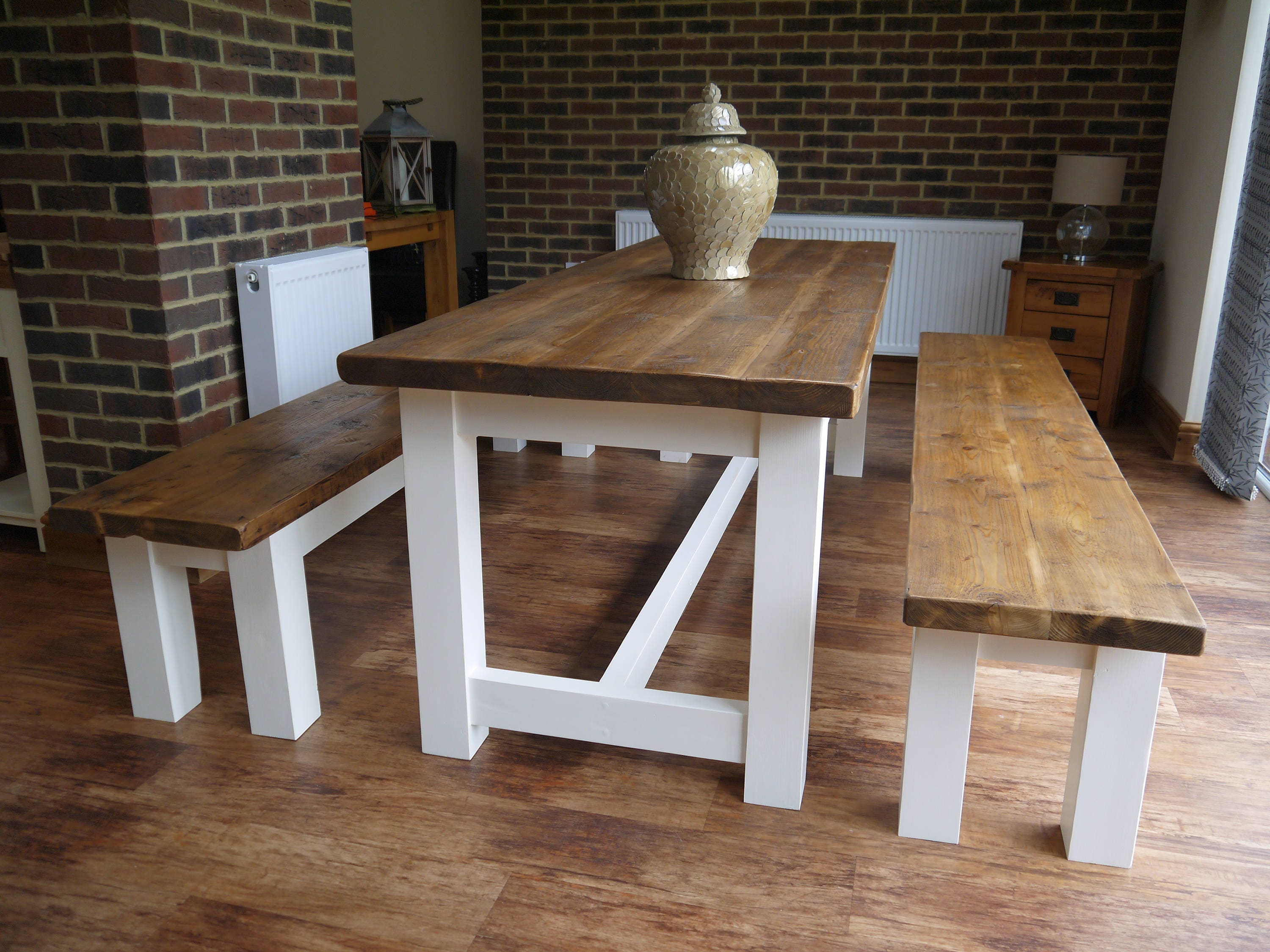 Reclaimed Pine Kitchen Table Things In The Kitchen