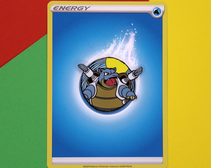 Pokemon Hard Enamel Pin Badges - Blastoise - Collectable TCG Pin Badge - Anime Gift - TCG - Rare