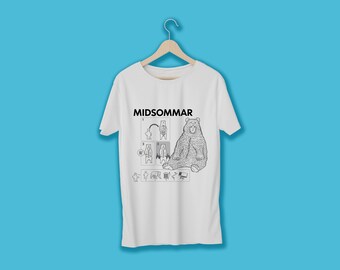 MIDSOMMAR T SHIRT - Horror Tee Shirt - Comfortable Tee - Unisex Adult Clothing - Graphic T Shirt - Gift For Friend