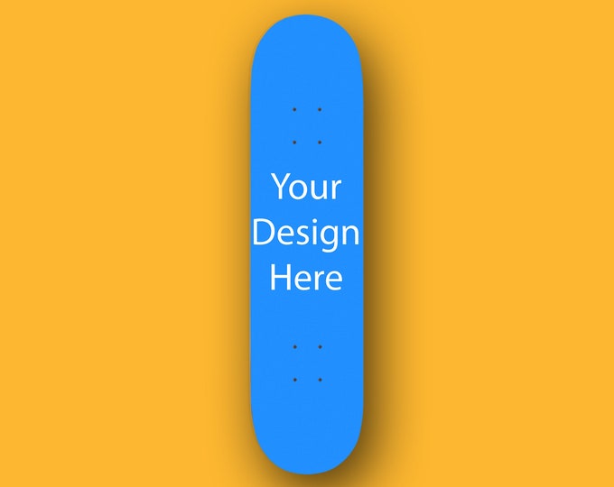 Custom DIY / Create Your Own Gift Artwork Skateboard - No limit on colours - perfect for birthday gifts, skateboards, streetwear, tattooists