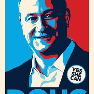Doug Emhoff Sticker.
