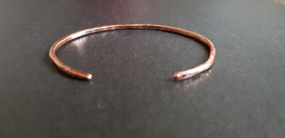 Bangles Hammered From Fine Copper Anti arthritis Bracelet No 925
