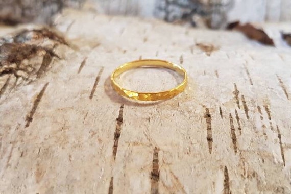 HX 24K Pure Gold Ring Real AU 999 Solid Gold Rings Elegant Shiny Heart  Beautiful Upscale Trendy Jewe | Shopee Philippines