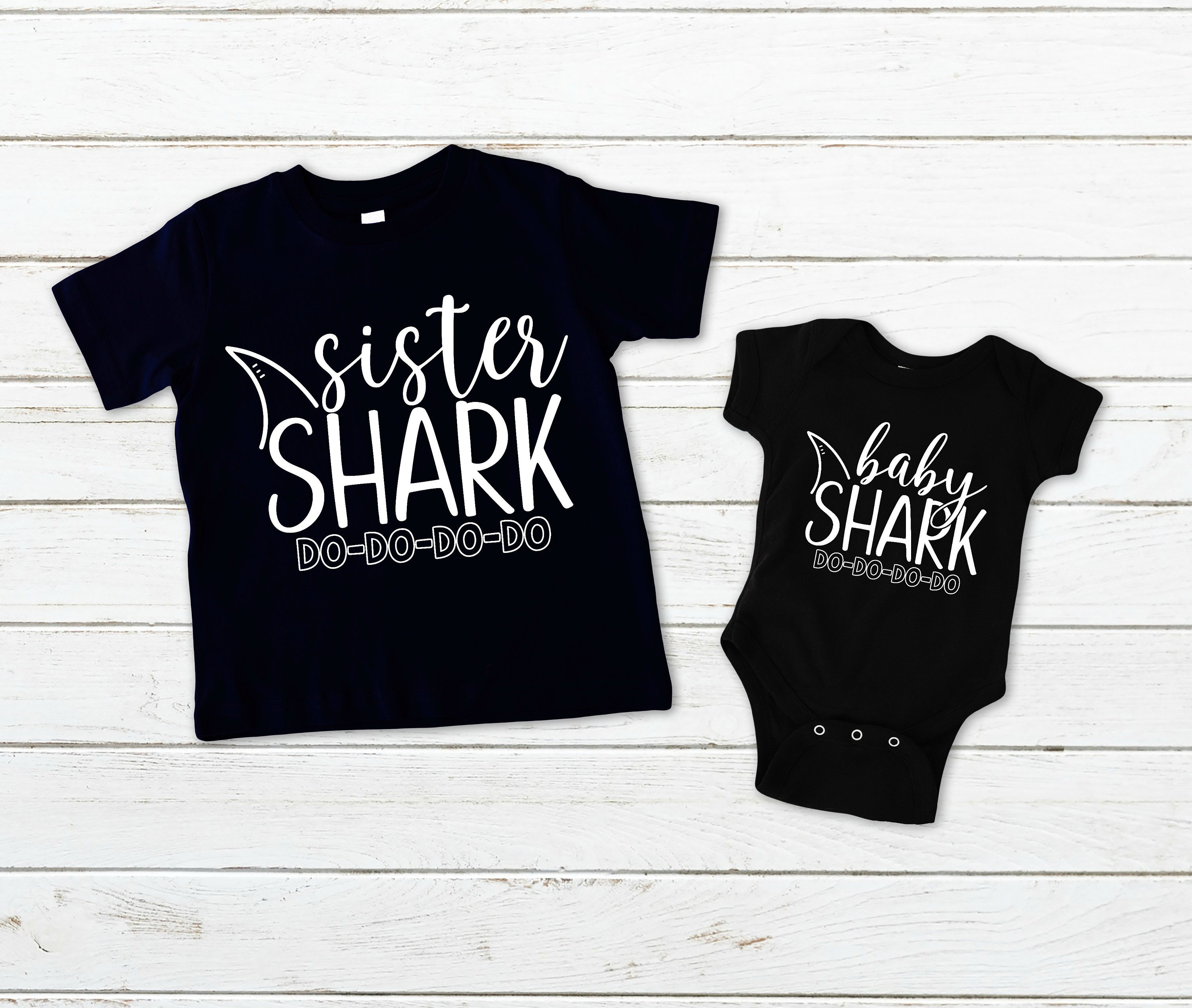 Baby Shark Shirts Baby Shark Family Shirts Siblings Shirts Etsy