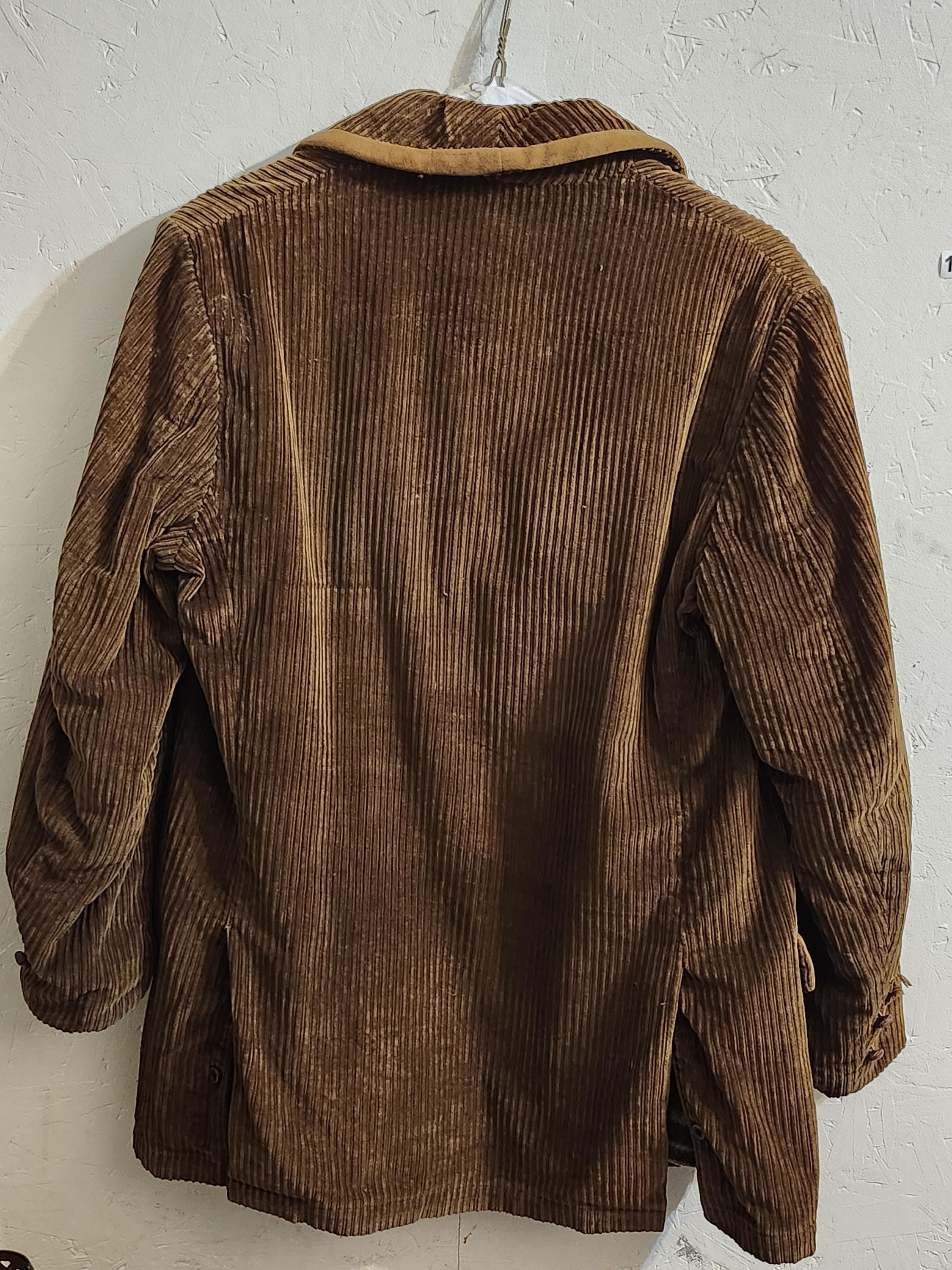 Vintage 1960s-1970'S Sears The Men's Store OAKBROOK SPORTSWEAR Pharaoh Jacket, Men's Size Medium Dacron Khaki type brown Vintage Second Hand