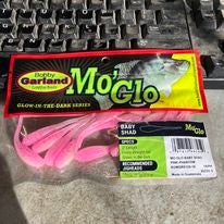 Bobby Garland Mo' Glo Baby Shad Soft Minnow Bait - Blue Ghost, 2in