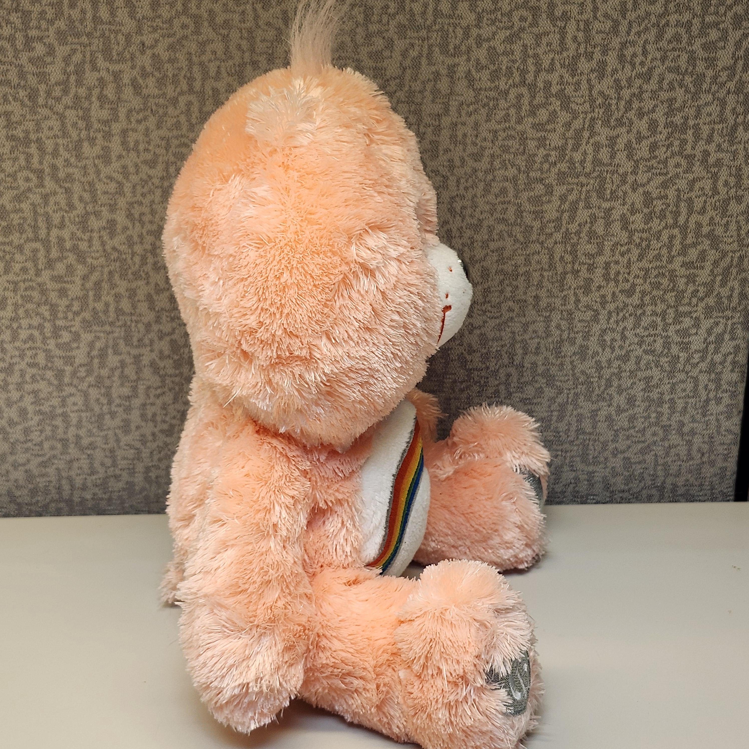 Pre-owned 2007 Care Bears Collectibles Swarovski Cheer Bear Pink