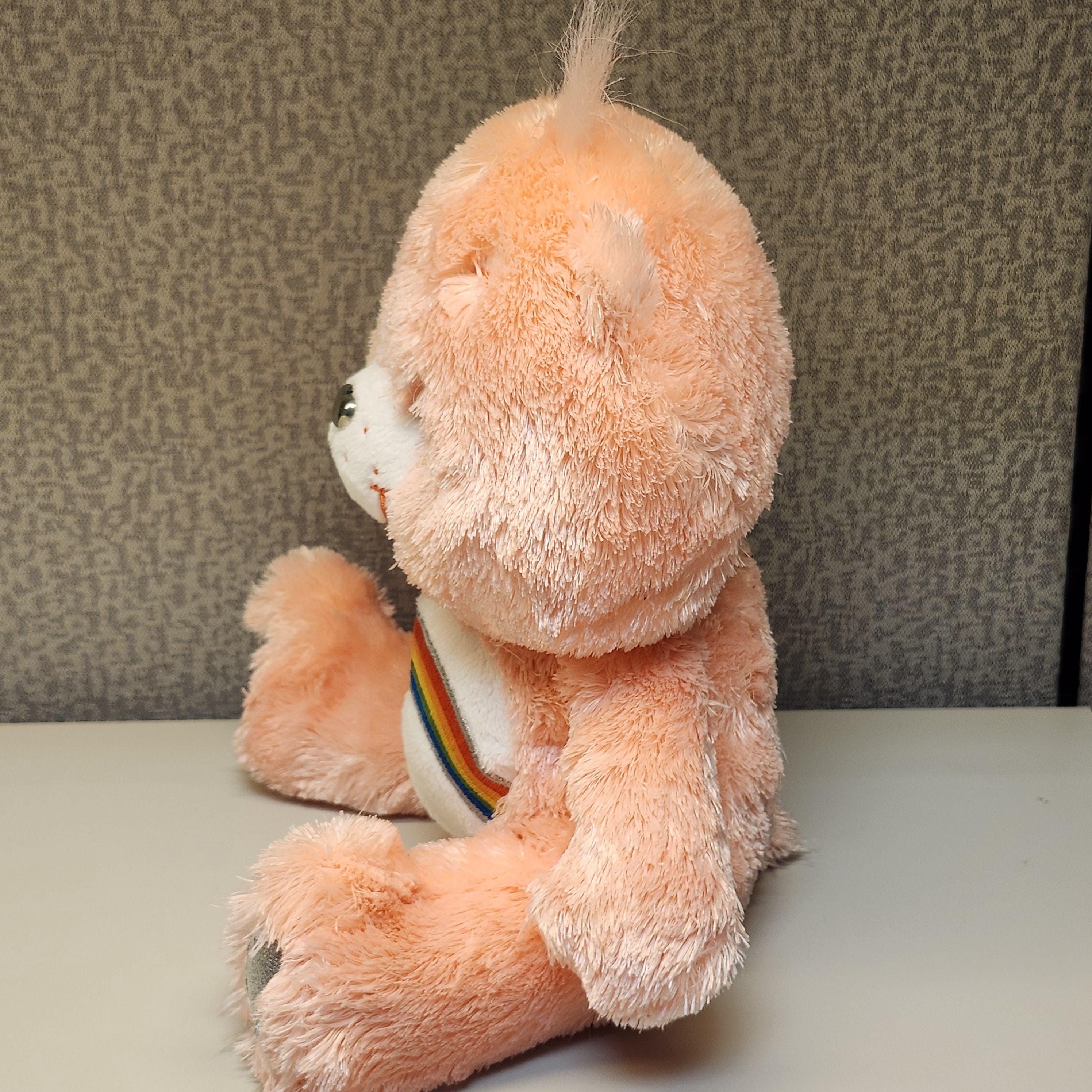 Pre-owned 2007 Care Bears Collectibles Swarovski Cheer Bear Pink
