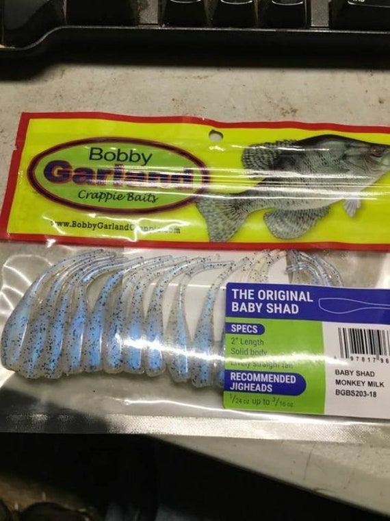 Bobby Garland Baby Shad 2 Monkey Milk Bait NIP of 18 