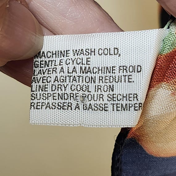 Made in Italy 100% Polyester Rectangular Scarf Na… - image 4