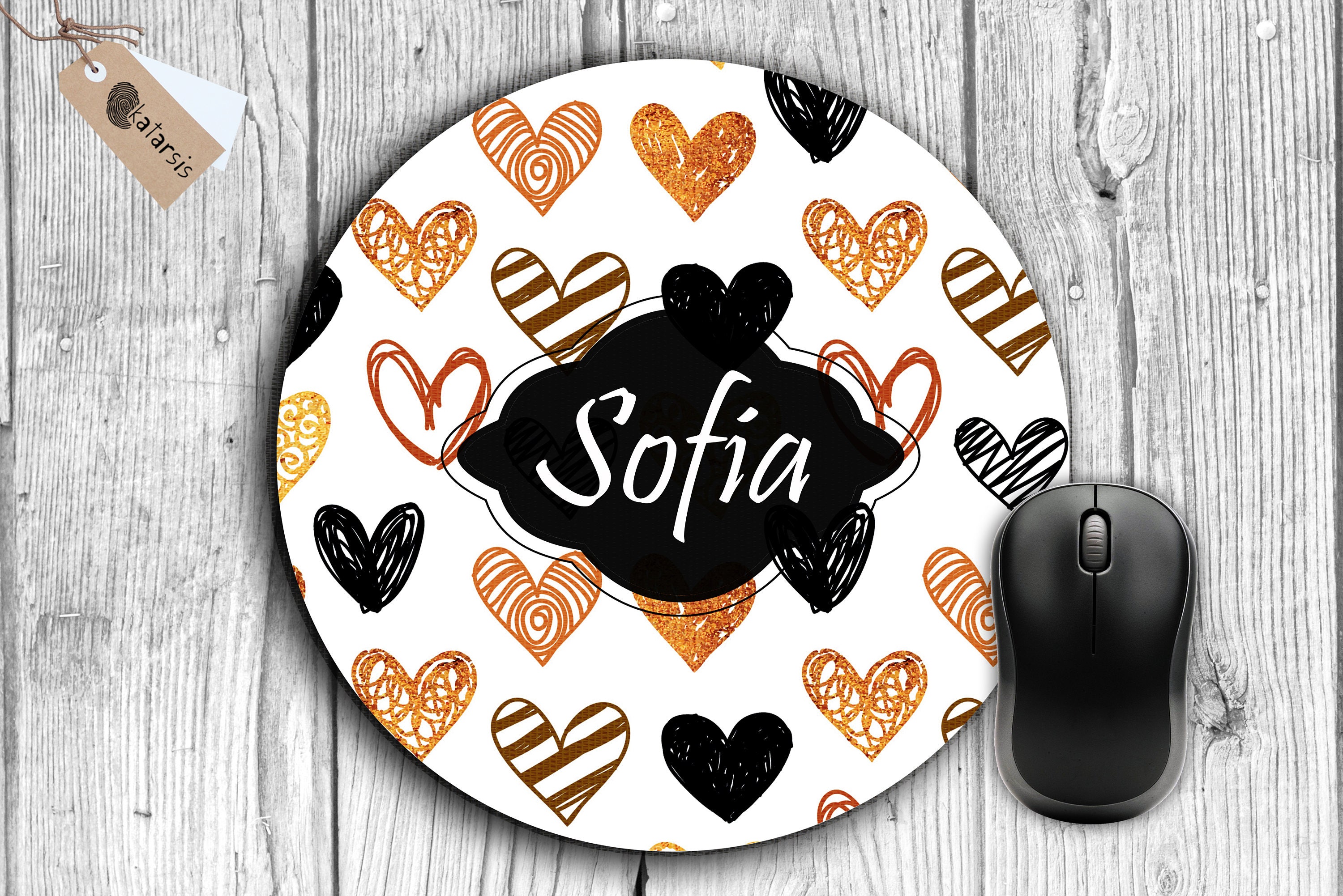 Mouse Pad Mouse Pad Personalized Name Mouse Pad Custom Mouse Etsy