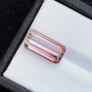 6.70 Carats Amazing Natural Transparent Bi Color Tourmaline Gemstone @ Afghanistan