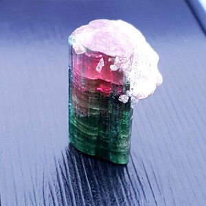 42 Carats Superb!!! Natural Bi Color Terminated Tourmaline Bis Size Stunning Crystal From Afghanistan