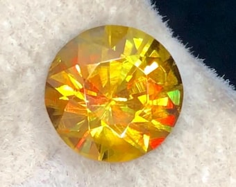 Sphene Titanite,1.50 Carats Ultra Fire Sphene Gemstone from Madagascar