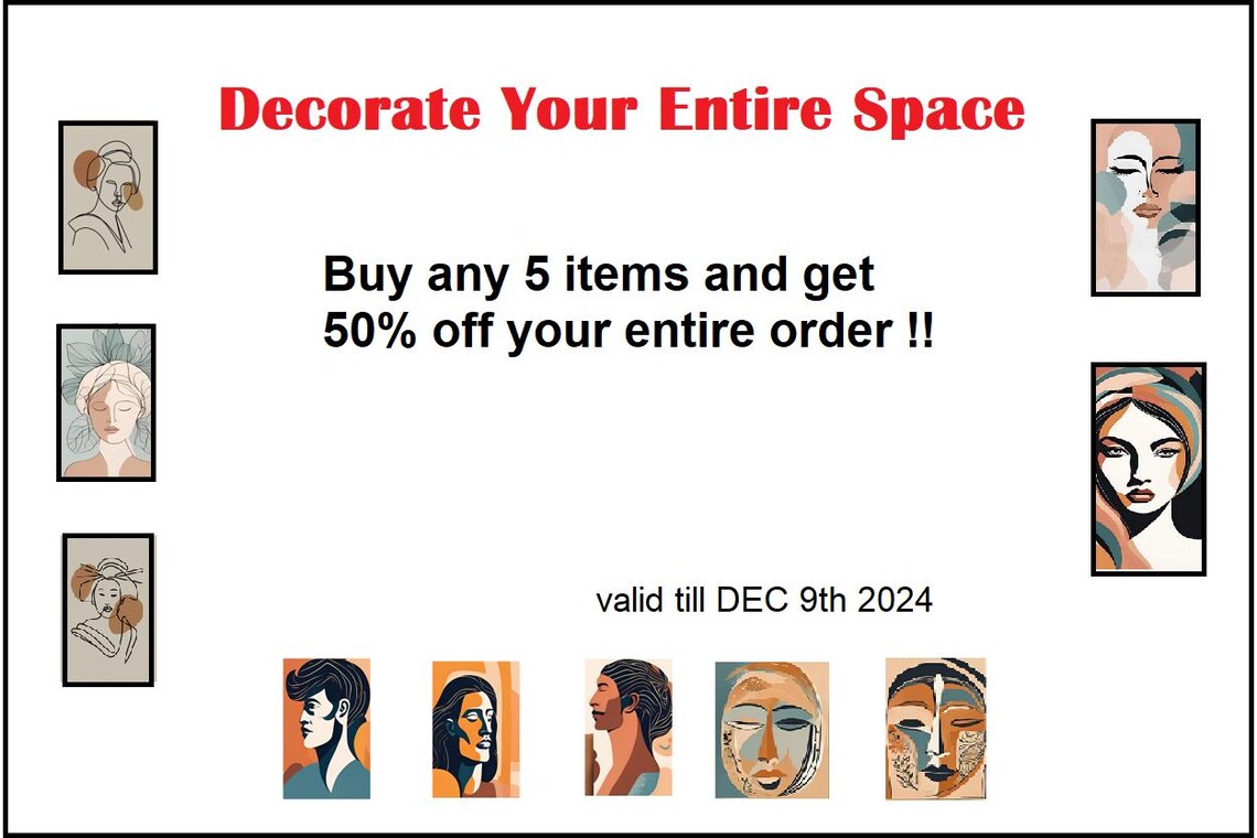 Japanese Woman Line Art Print Set Boho Modern Decor digital Download japanese-woman-line-art-print-set-boho-modern-decor-digital-download