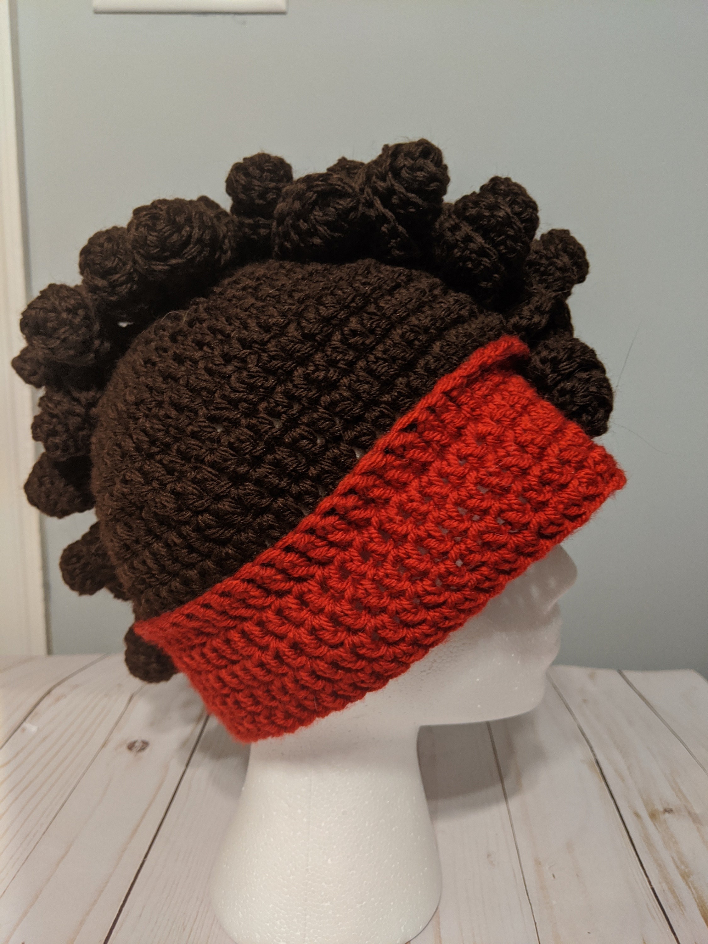 The Quarterback Hat Patrick Mahomes inspired Crochet Pattern Etsy