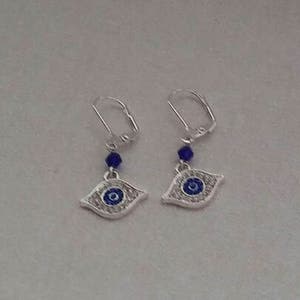Handmade Evil Eye Earrings