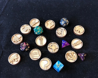 Deluxe Tabletop Gaming Miniatures Alternative Token Set, Dungeon and Dragons