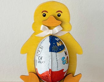 Wooden Chick Easter Egg Holder | Freestanding Easter Stand