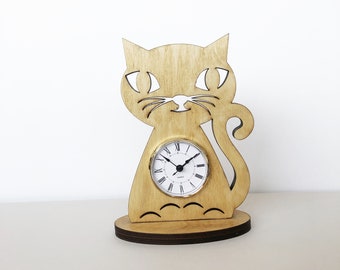 Cute Kitty Clock