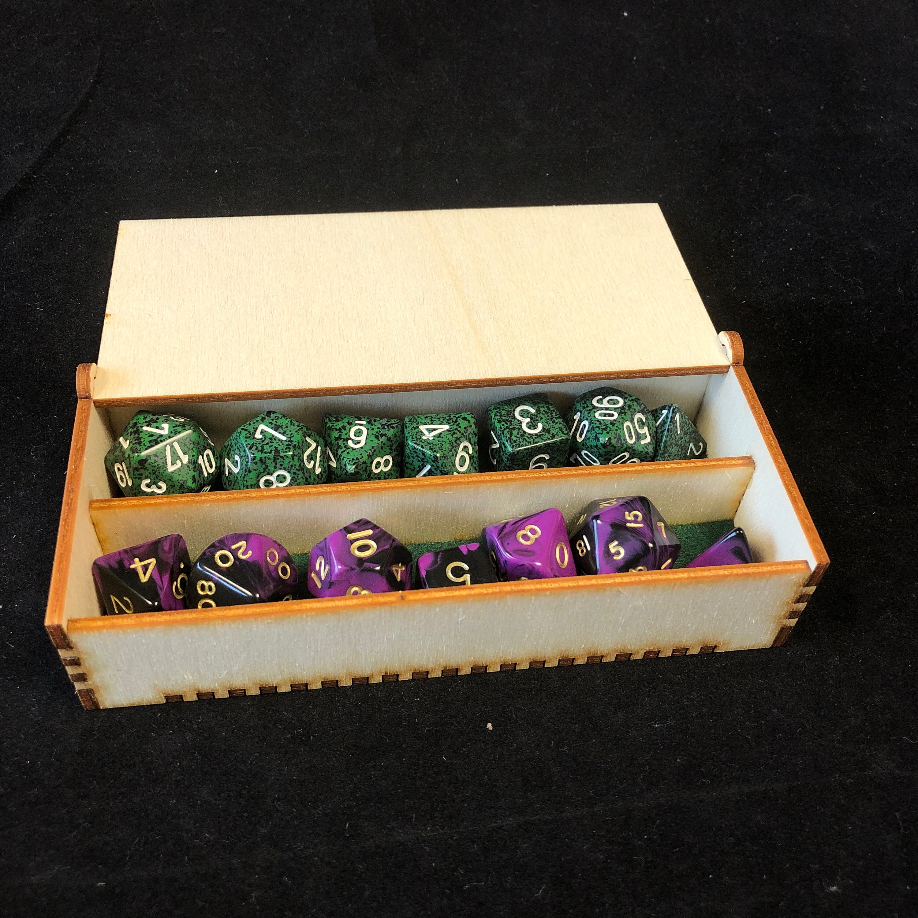 Rbcbasics D&D Double Line Dice Box - Etsy