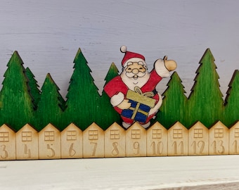 Santa Sliding Advent Calendar