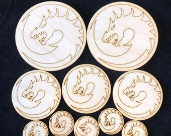 RBCBasics 10 Piece Dungeons and Dragons Monster Gaming Token Set