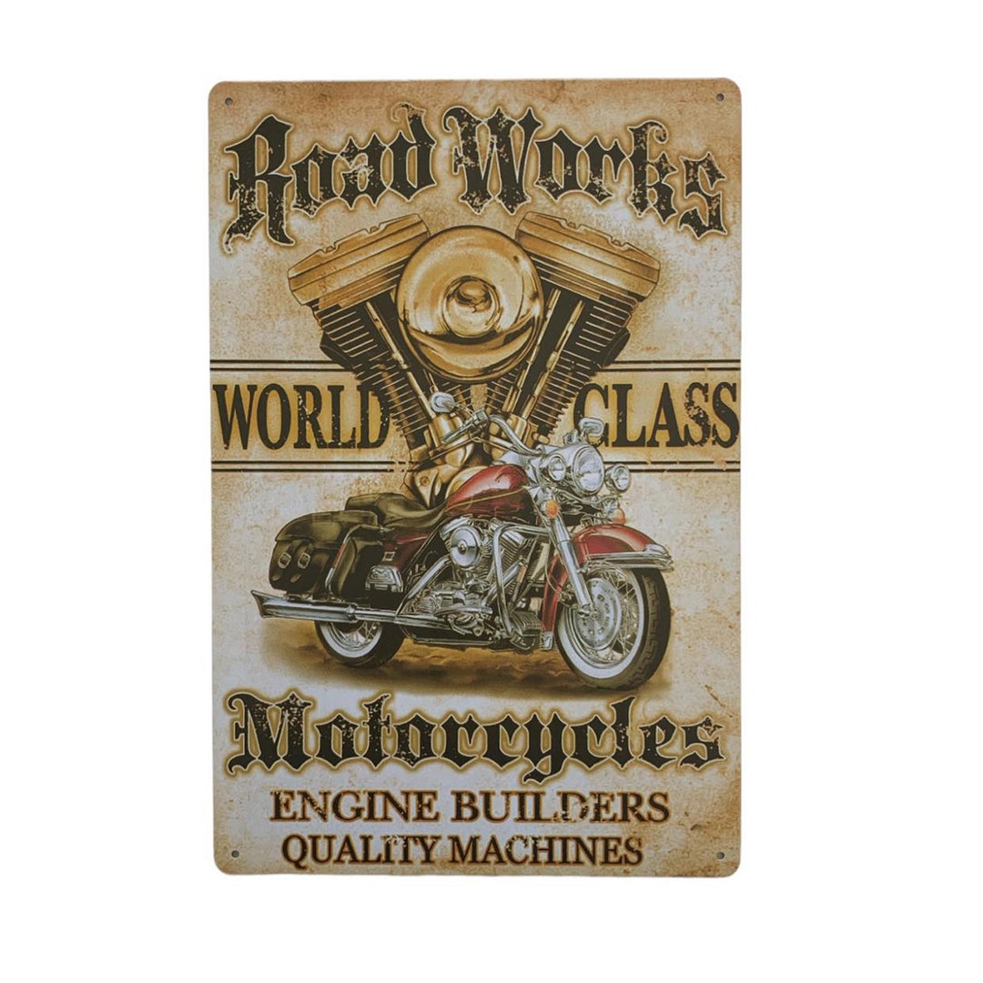 World Class Motorcycle Engine Builders Metal Plaque Sign 20 X Etsy UK