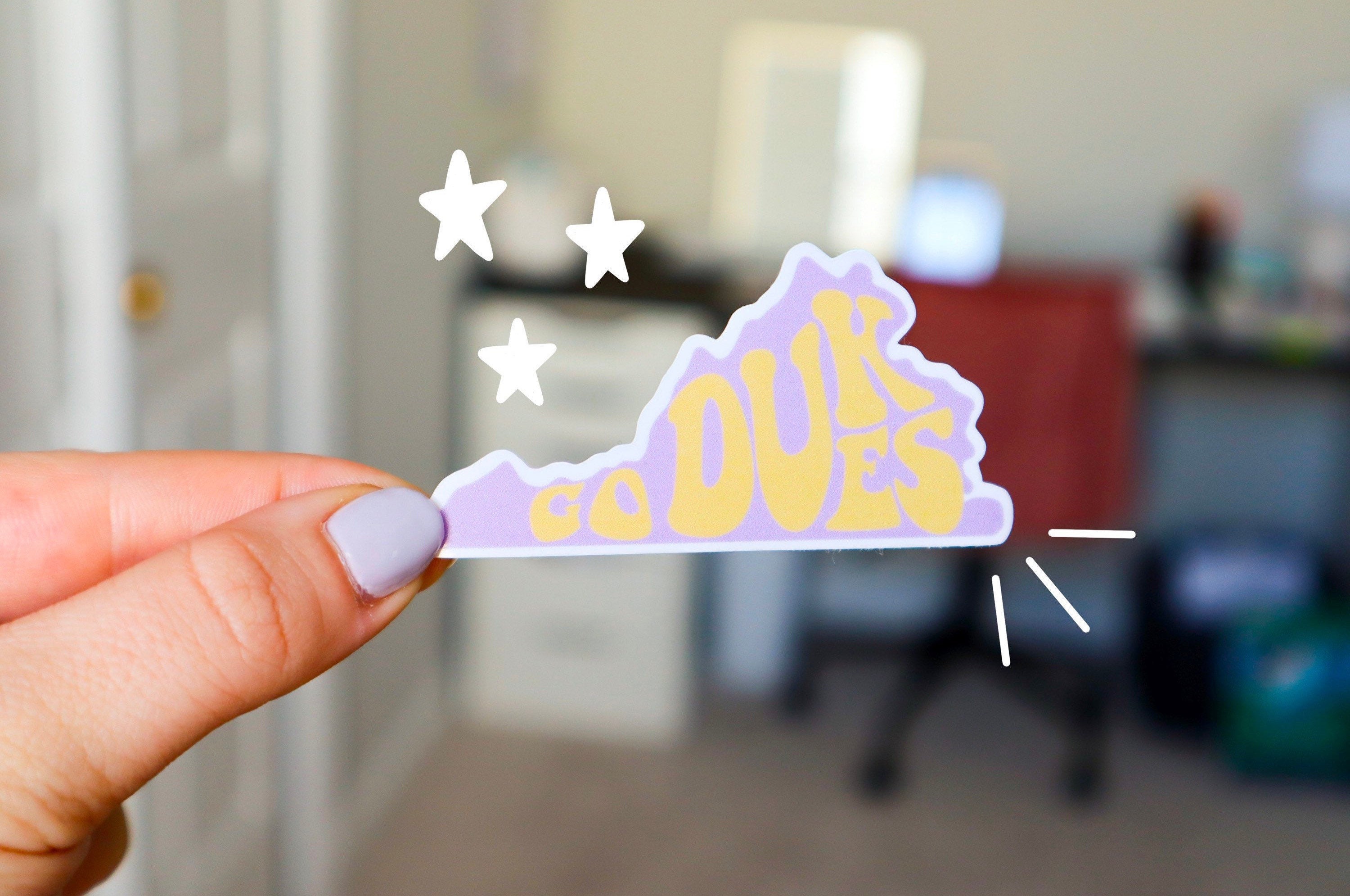 JMU sticker, James madison university sticker, go dukes sticker, jmu …