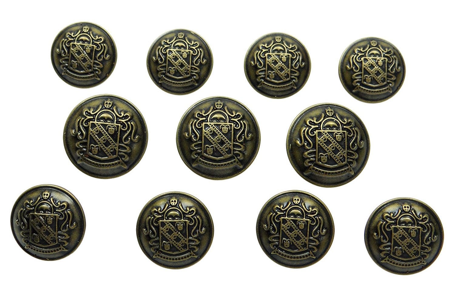 Crest And Shield Design Buttons Decorative Blazer Buttons | Etsy