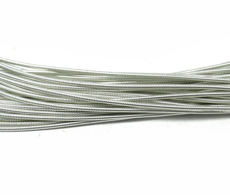 2 Mm Silver Metallic Bullion Thread Rough Bullion Thread | Etsy