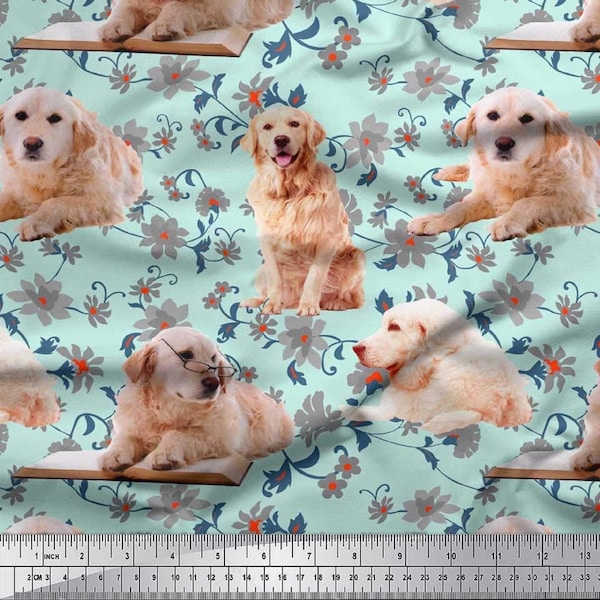 Dog Fabric Etsy