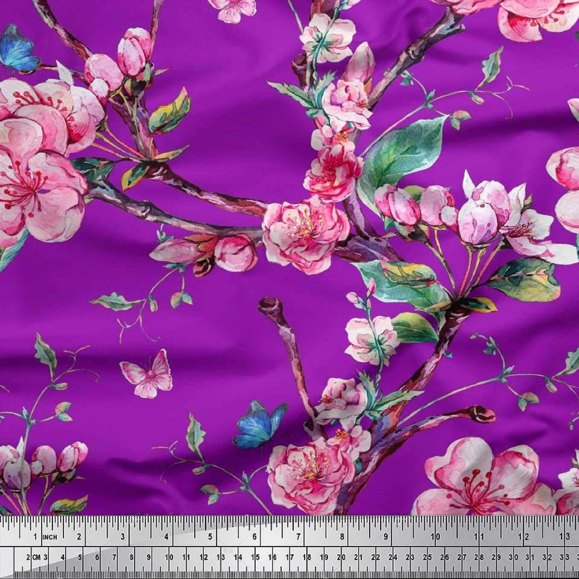 Home Decor Fabric Green Color Fabric Cotton Cambric Fabric Etsy Australia