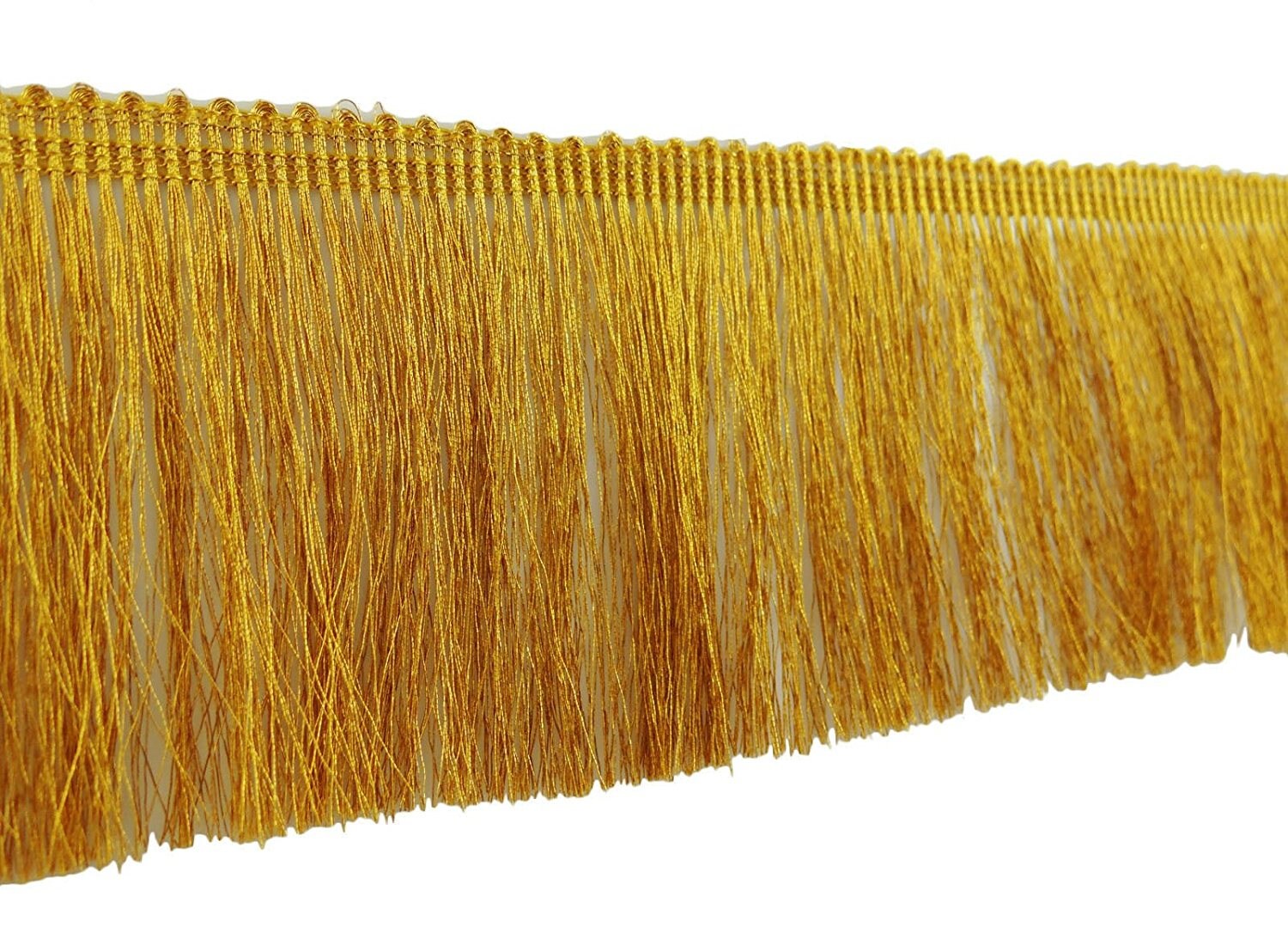 Metallic Gold Tassel Fringe Trim Decorative Dress Border Etsy