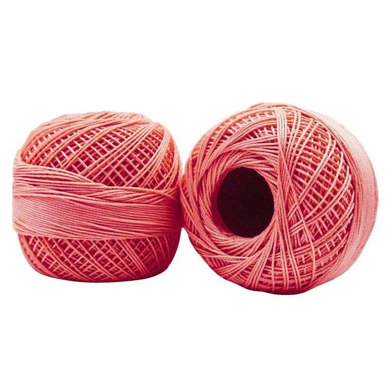 Salmon Anchor Thread AMT7A Lot Of 10 Pcs Cotton Thread Crochet Thread Embroidery Yarn Thread Knitting Thread