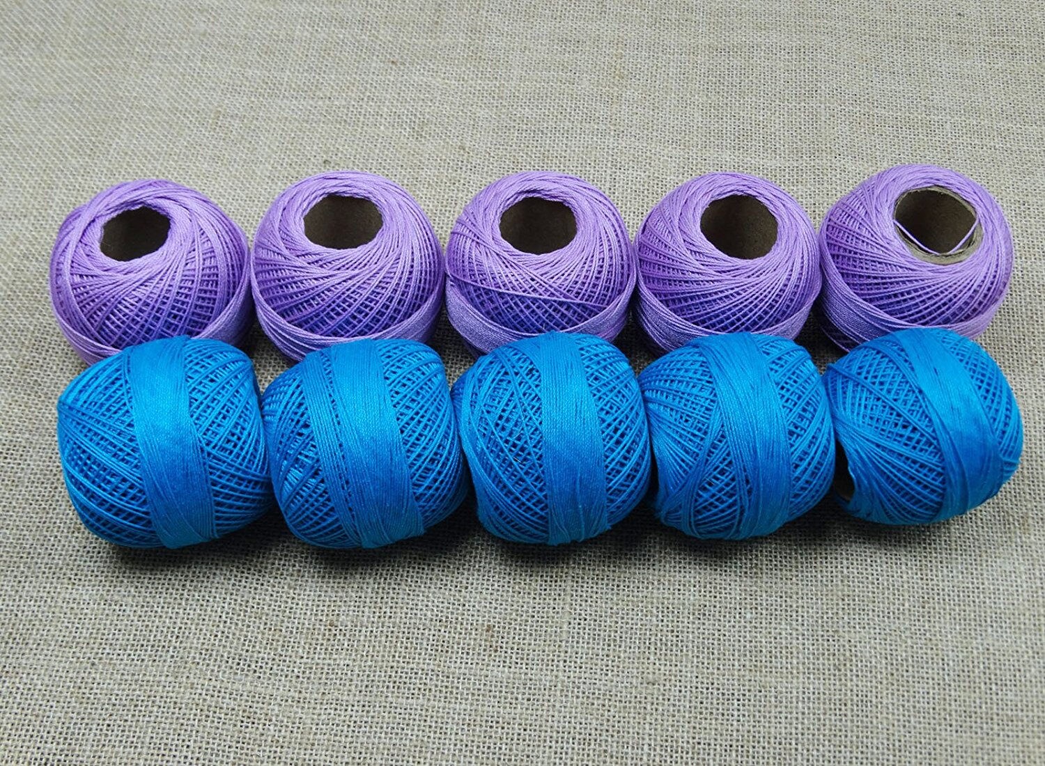 Frivolité de fil de l’artisanat, 10 Pcs violet et fil bleu, broderie tricot fil Mercerisé coton fil de fil, MMT823A Frivolité de fil de l’artisanat, 10 Pcs Pcs Pcs violet et fil bleu, broderie tricot fil Mercerisé coton fil de fil, MMT823A b0a271
