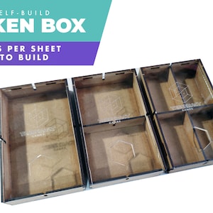 The Infinity Box Selbstbau-Token-Aufbewahrungsbox x3