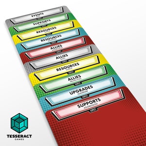 Conjunto de Divisórias de Cartas de Jogador/Aspecto 'INICIAR' - Divisórias dos Campeões Marvel