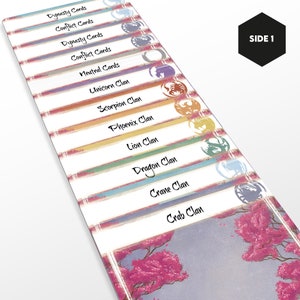 Set Bushido - Divisores Leyenda de los Cinco Anillos - 28 piezas
