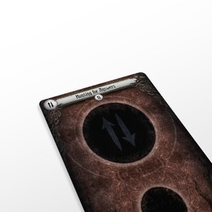 Juego de escenarios para imprimir y jugar en busca de respuestas: Arkham Horror Dividers (1 unidad)