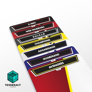 Conjunto de Traços - Divisores Marvel Champions - 8 peças