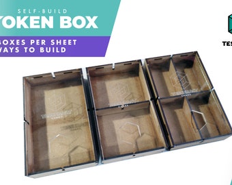 The Infinity Box Self-Build Token Storage Box x3
