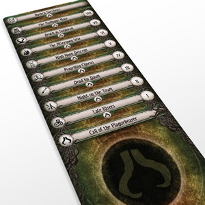 Call of the Plaguebearer - Fan Made Content - Arkham Horror Dividers - 18 pcs