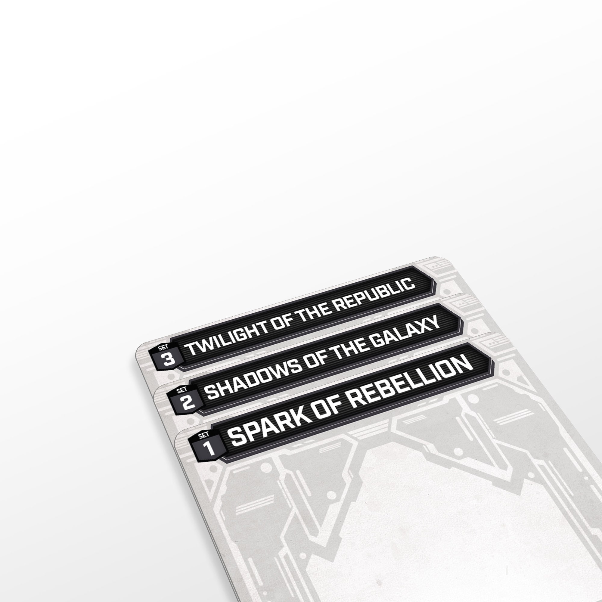 Namen van sets - sets 1-3 - Star Wars Unlimited Dividers - 3 stuks