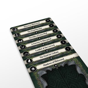 闇の森の影セット - サイクル 1 - ロード オブ ザ リング LCG 仕切り - 7 個