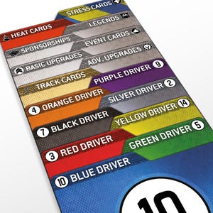 Racer Set - HEAT: Pedal to the Metal Divider - 16tlg