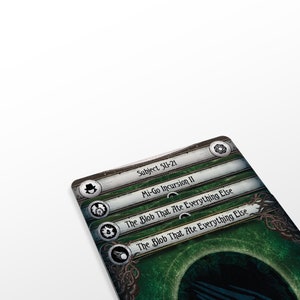 The Blob que comeu tudo o mais - Conjunto de cenários para imprimir e jogar - Divisores de terror Arkham - 4 peças