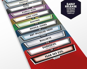 Early Release - Fear No Evil + Monthly Release Phase 11 - Marvel Champions Dividers - 22pcs