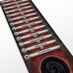 The Scarlet Keys - Arkham Horror Divider - 28-tlg