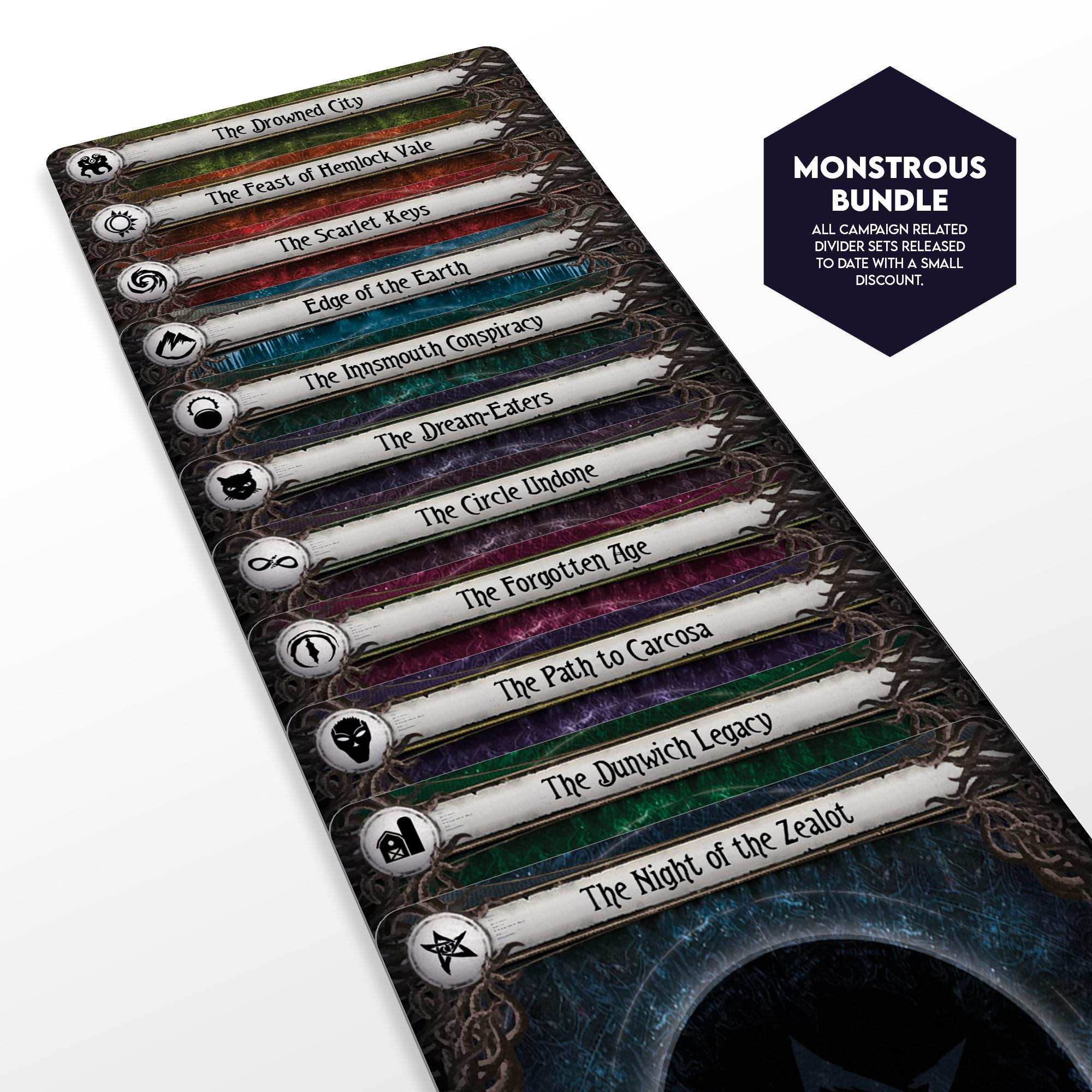 Monstrous Bundle (Campaign & Return To All-In Option) - Arkham Horror Dividers